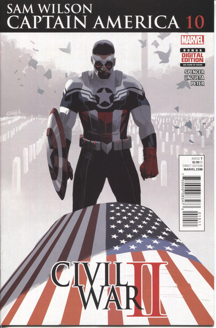 Captain America Sam Wilson #10 A NM- 9.2