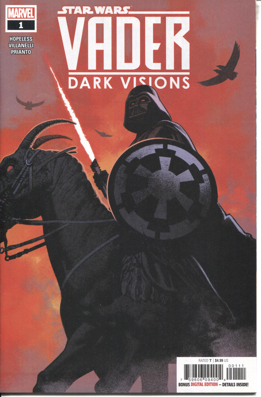 Star Wars Vader Dark Visions (2019 Series) #1 A NM- 9.2