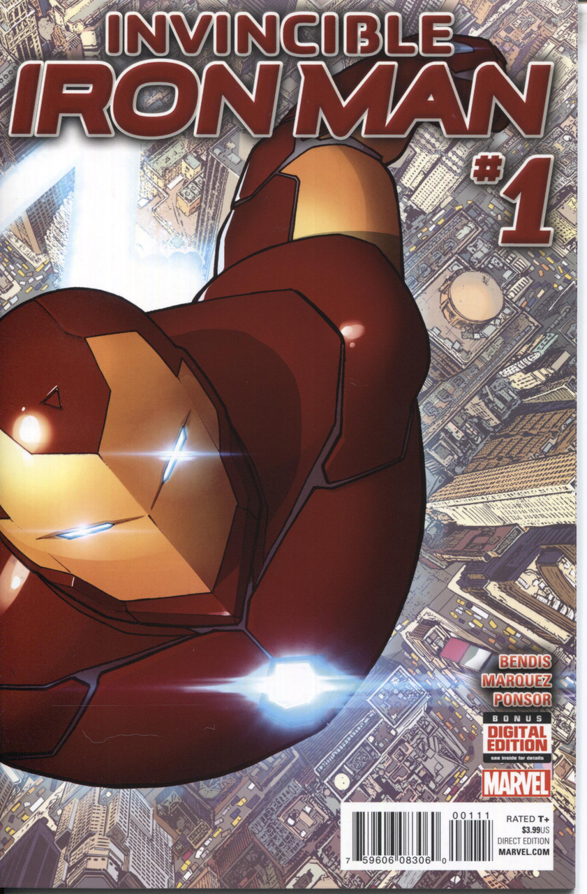Invincible Iron Man (2015 Series) #1 A NM- 9.2