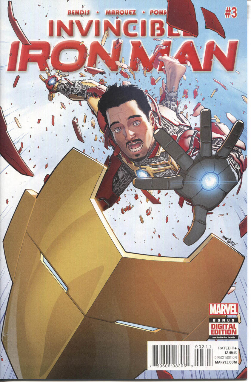 Invincible Iron Man (2015 Series) #3 A NM- 9.2