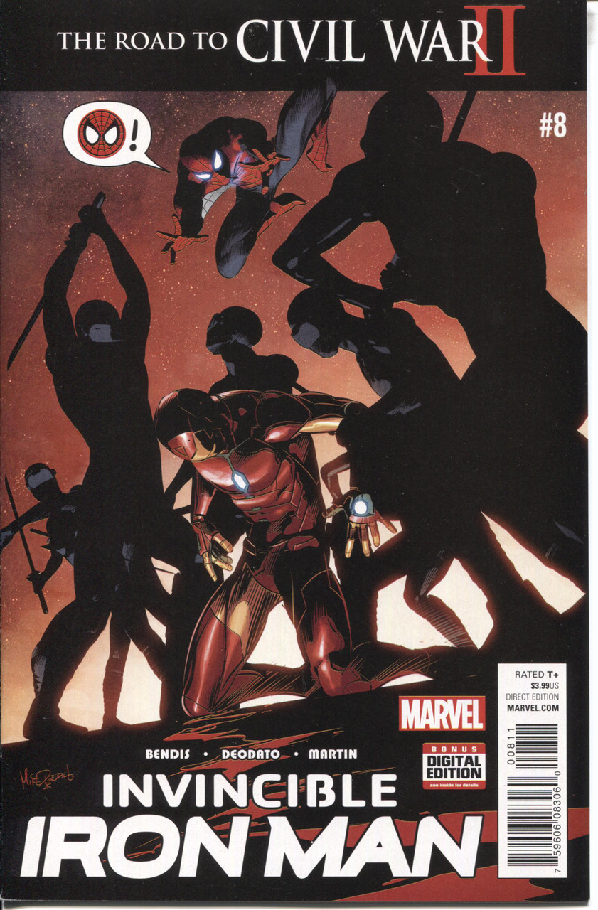 Invincible Iron Man (2015 Series) #8 A NM- 9.2