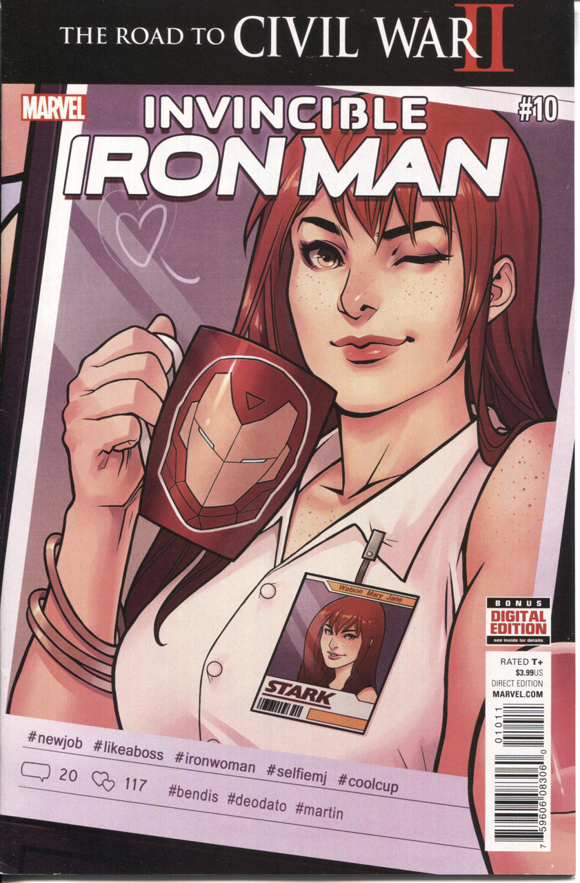 Invincible Iron Man (2015 Series) #10 A NM- 9.2