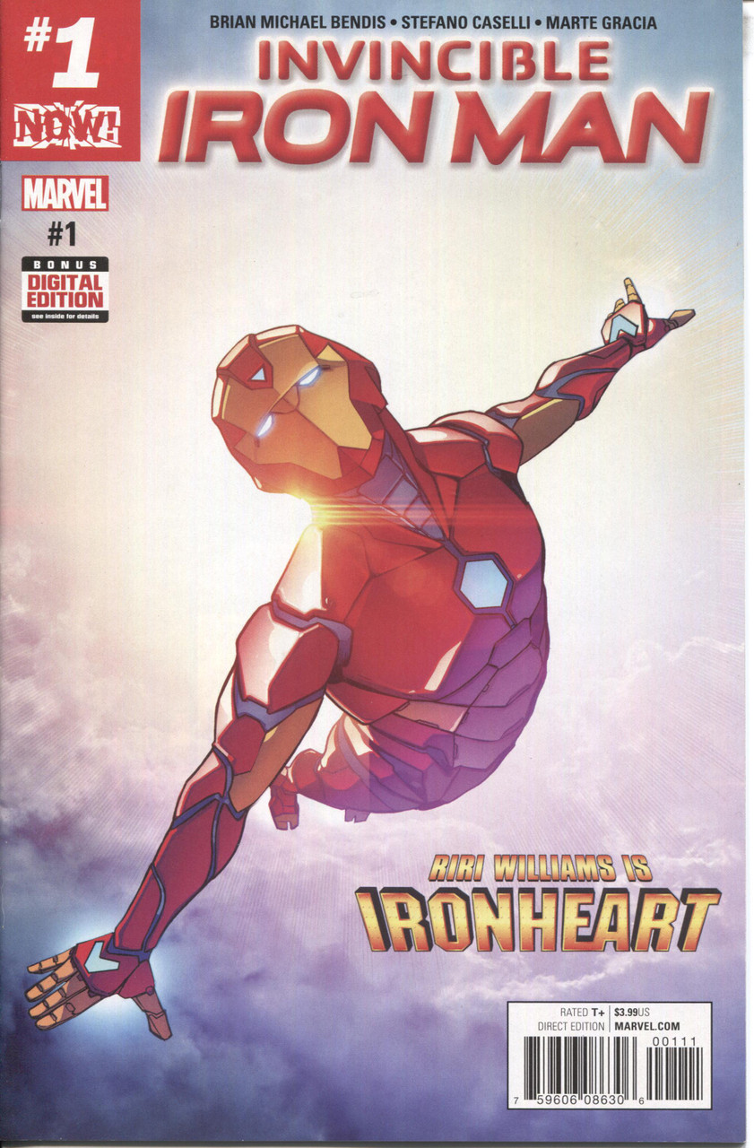 Invincible Iron Man (2017 Series) #1 A NM- 9.2