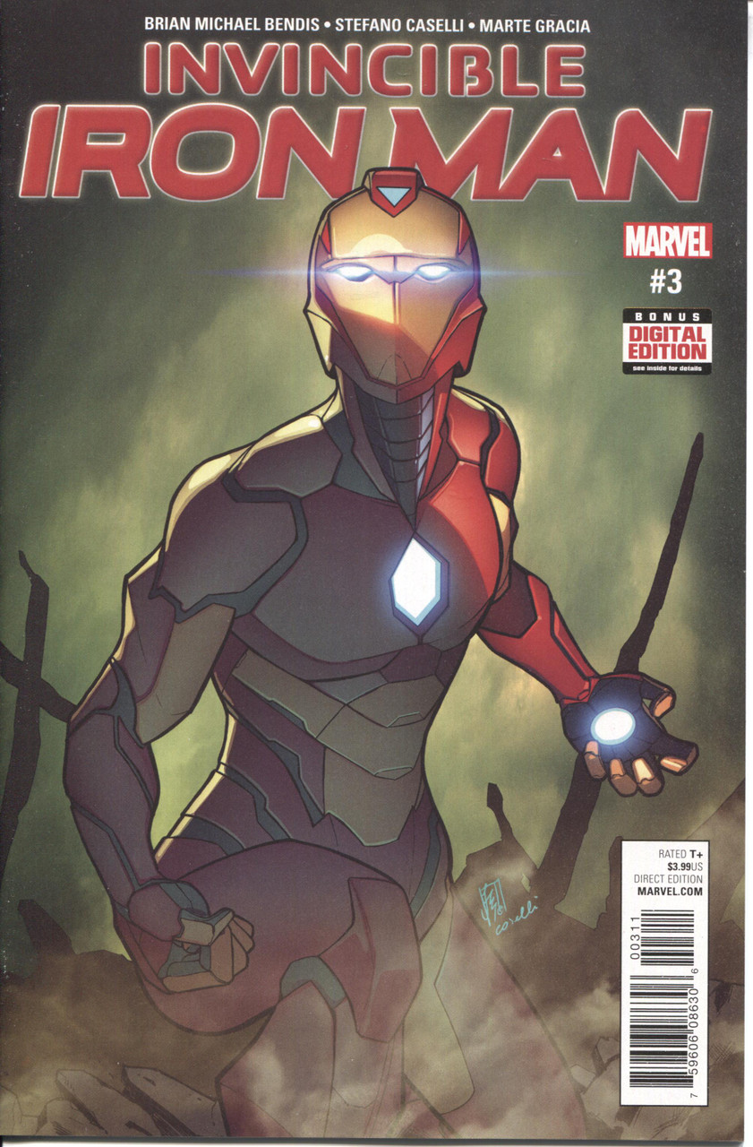 Invincible Iron Man (2017 Series) #3 A NM- 9.2