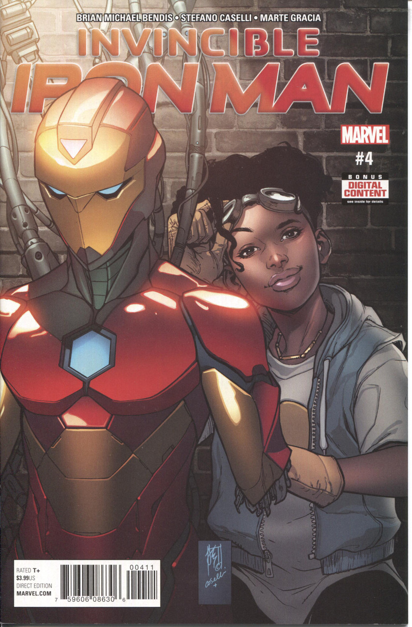 Invincible Iron Man (2017 Series) #4 A NM- 9.2