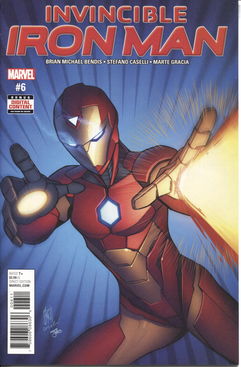 Invincible Iron Man (2017 Series) #6 A NM- 9.2