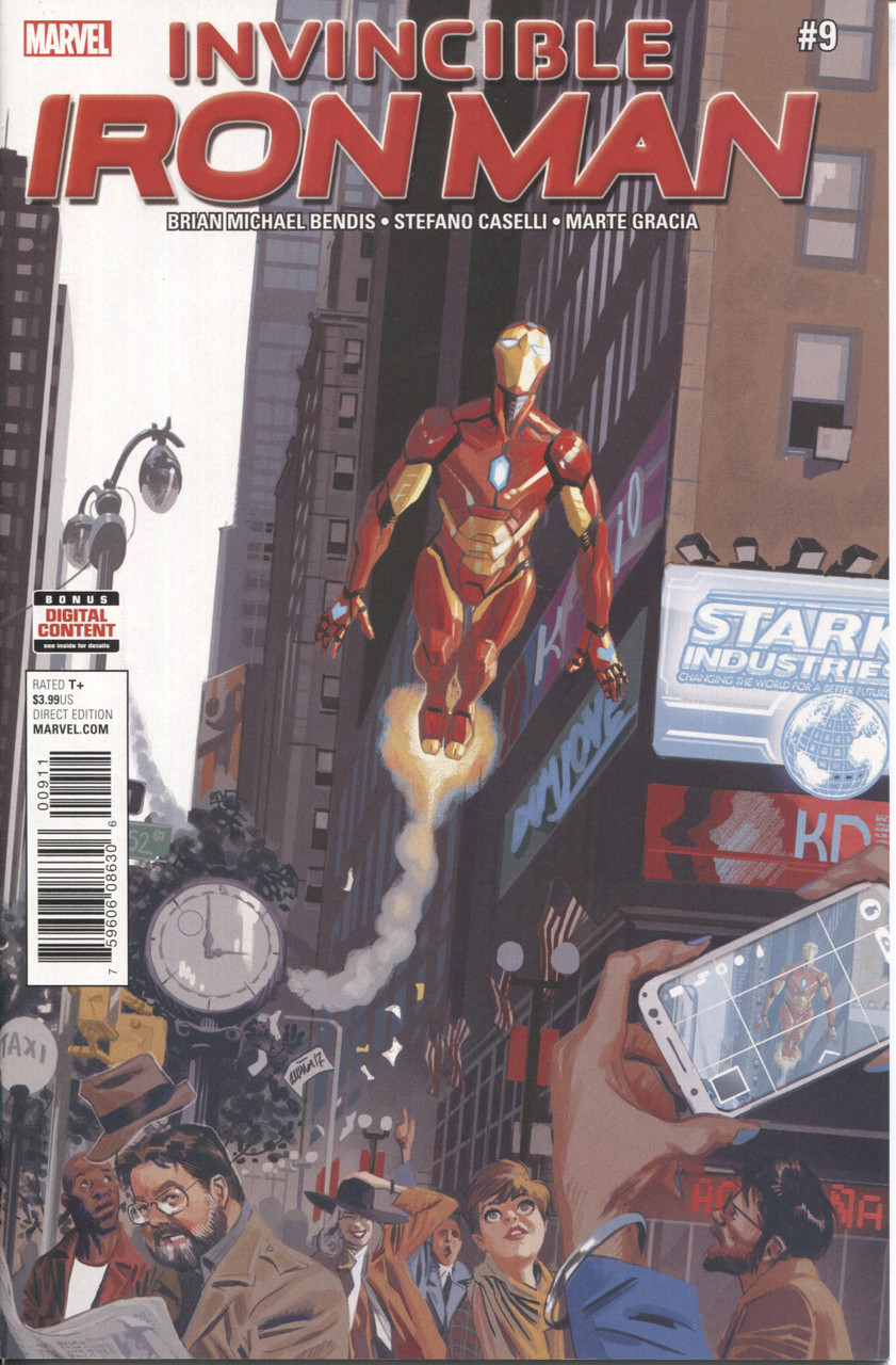 Invincible Iron Man (2017 Series) #9 A NM- 9.2