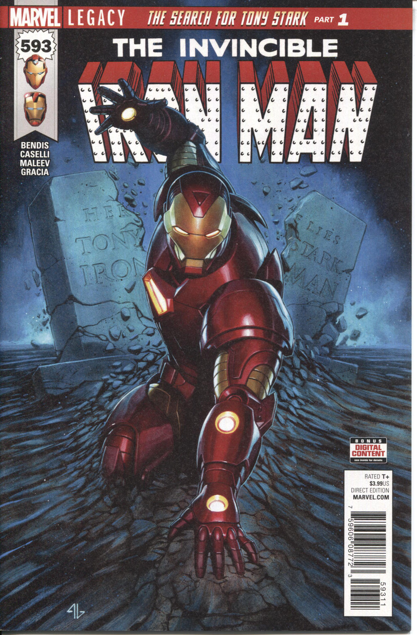 Invincible Iron Man (2017 Series) #593 A NM- 9.2