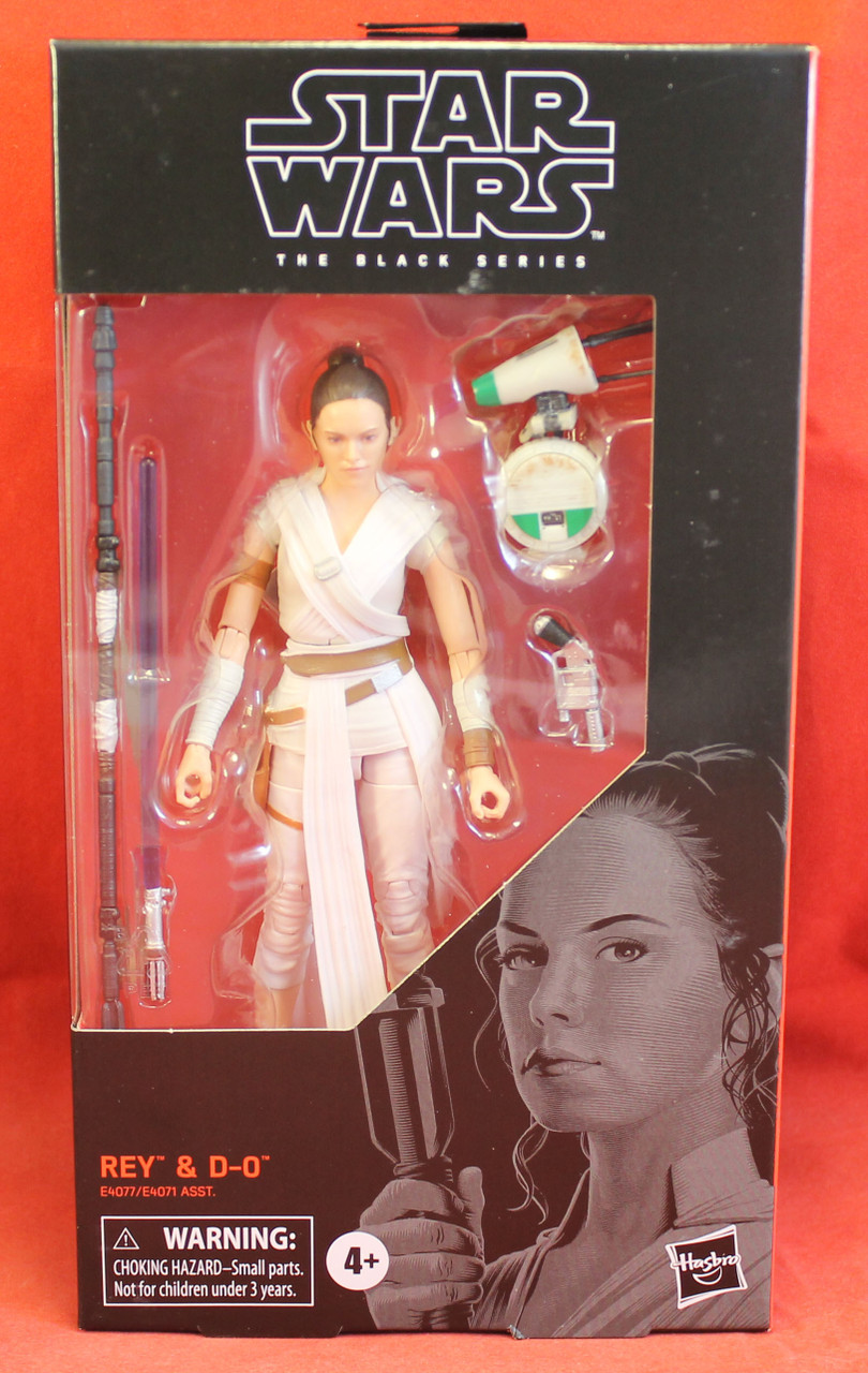 Star Wars 6" Action Figure Black Series - #91 Rey & D-0