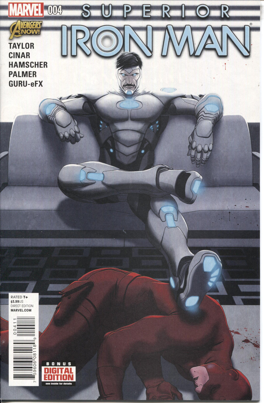 Superior Iron Man (2014 Series) #4 A NM- 9.2