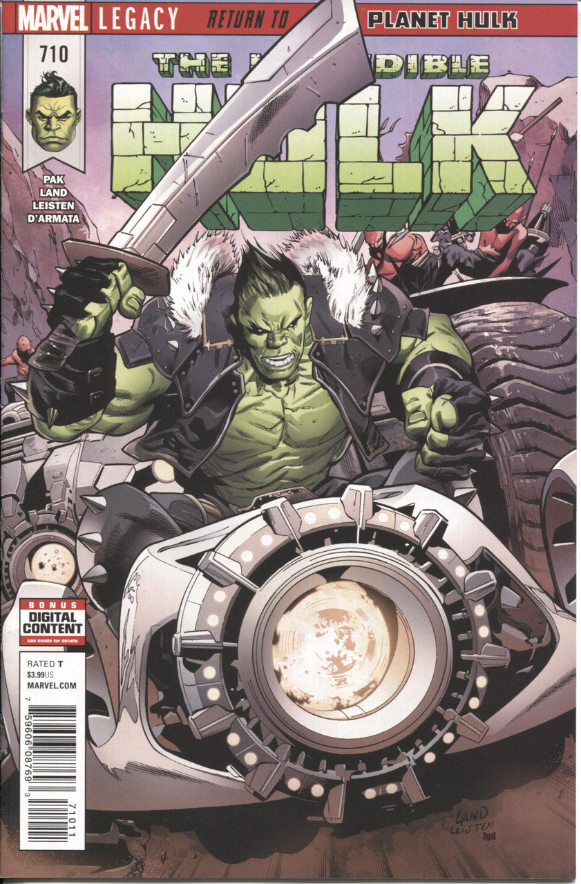 Incredible Hulk (2017 Series) #710 A NM- 9.2