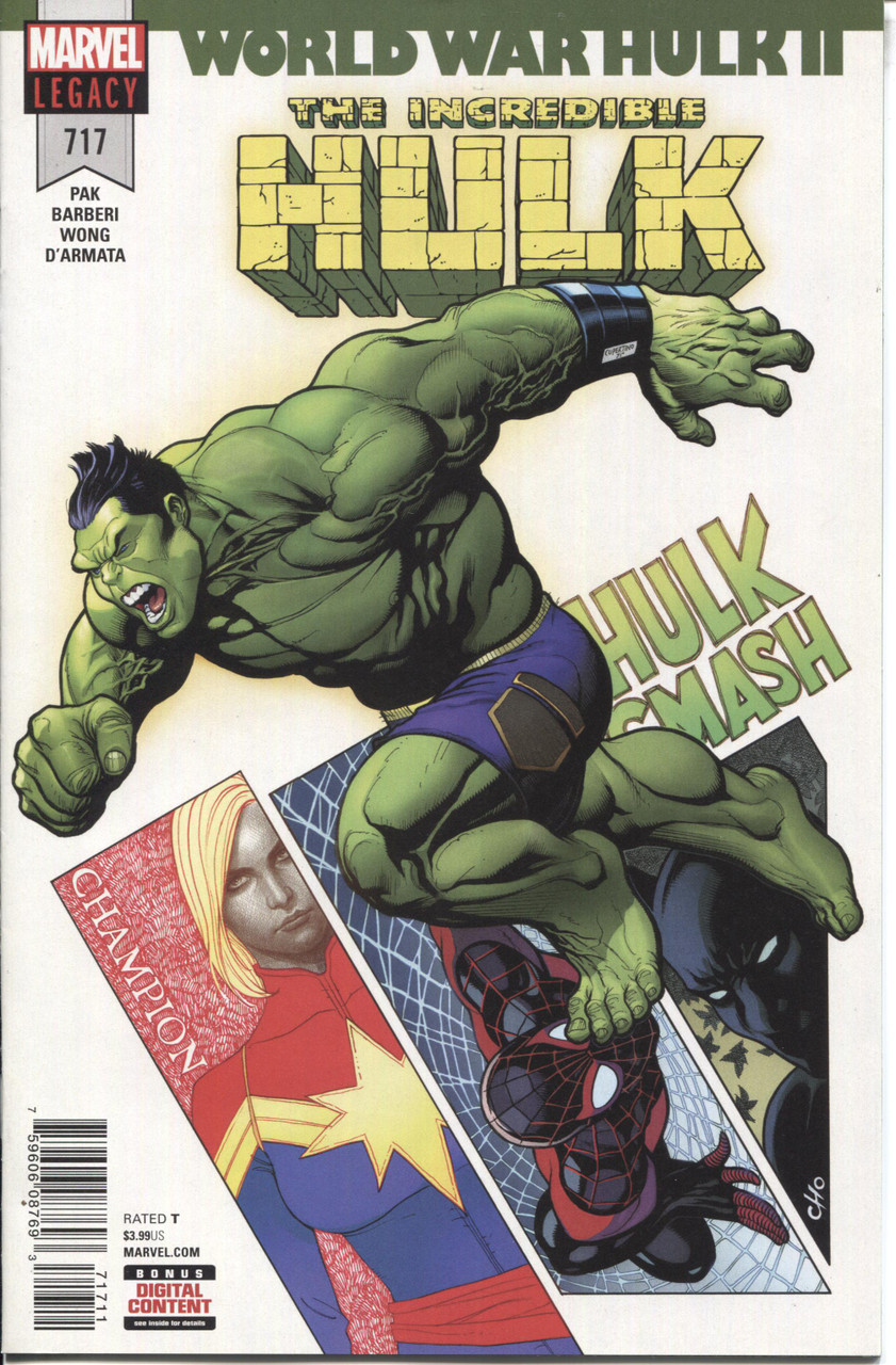 Incredible Hulk (2017 Series) #717 NM- 9.2