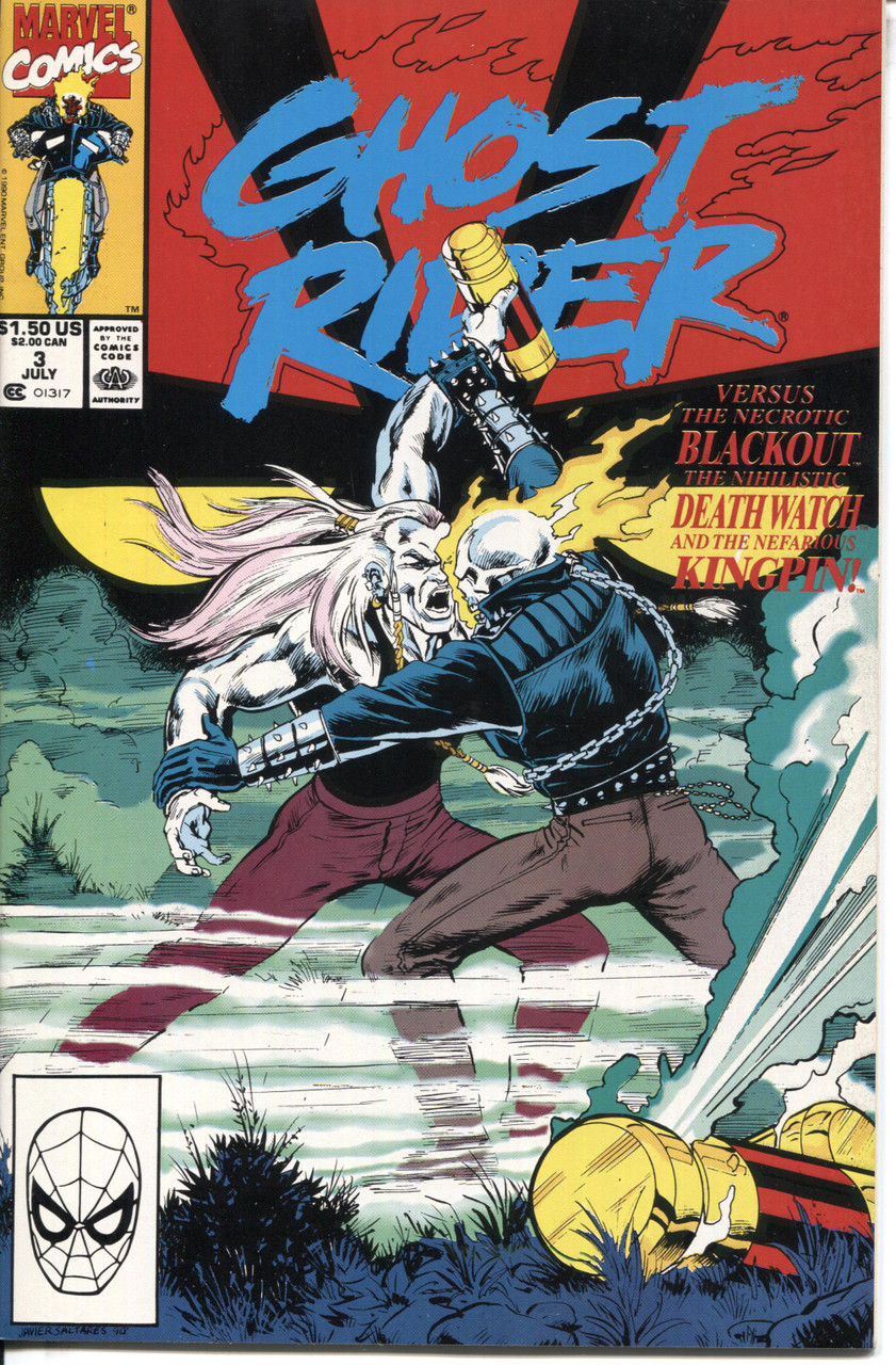 Ghost Rider (1990 Series) #3 NM- 9.2
