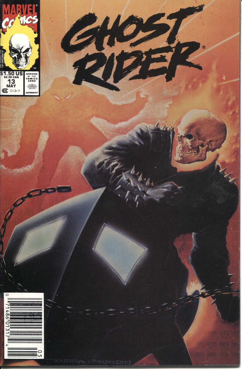 Ghost Rider (1990 Series) #13 Newsstand NM- 9.2