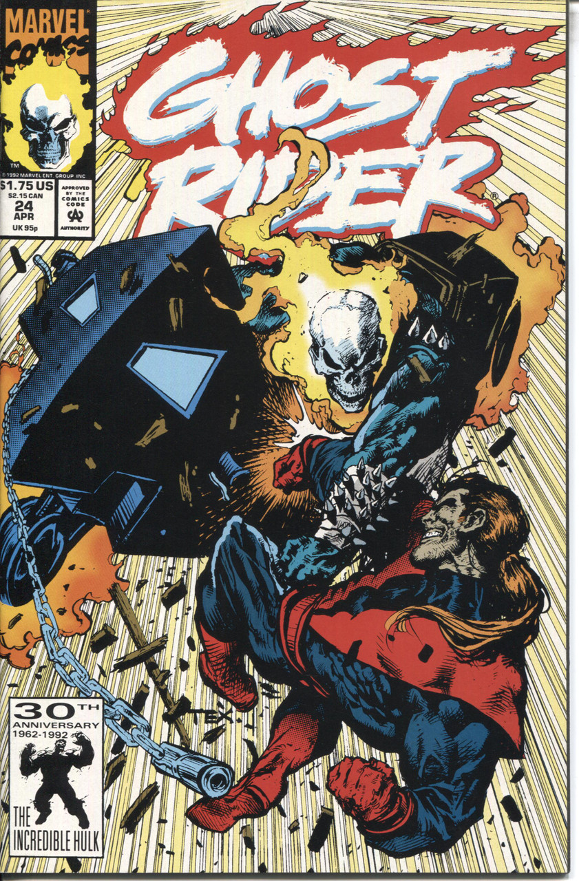 Ghost Rider (1990 Series) #24 NM- 9.2