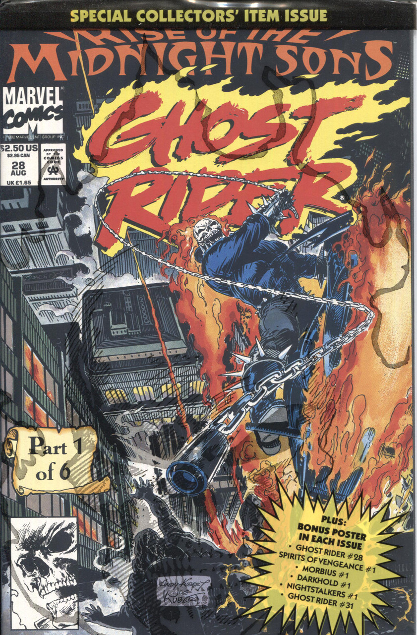Ghost Rider (1990 Series) #28 Bagged NM- 9.2