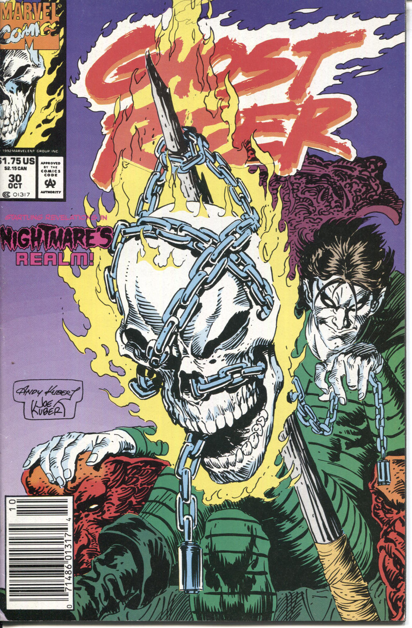 Ghost Rider (1990 Series) #30 Newsstand NM- 9.2