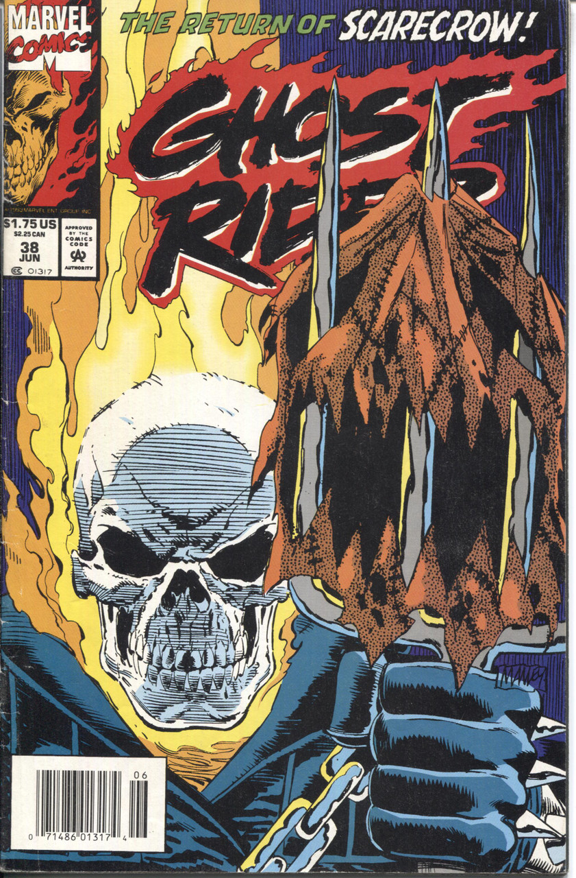 Ghost Rider (1990 Series) #38 Newsstand NM- 9.2