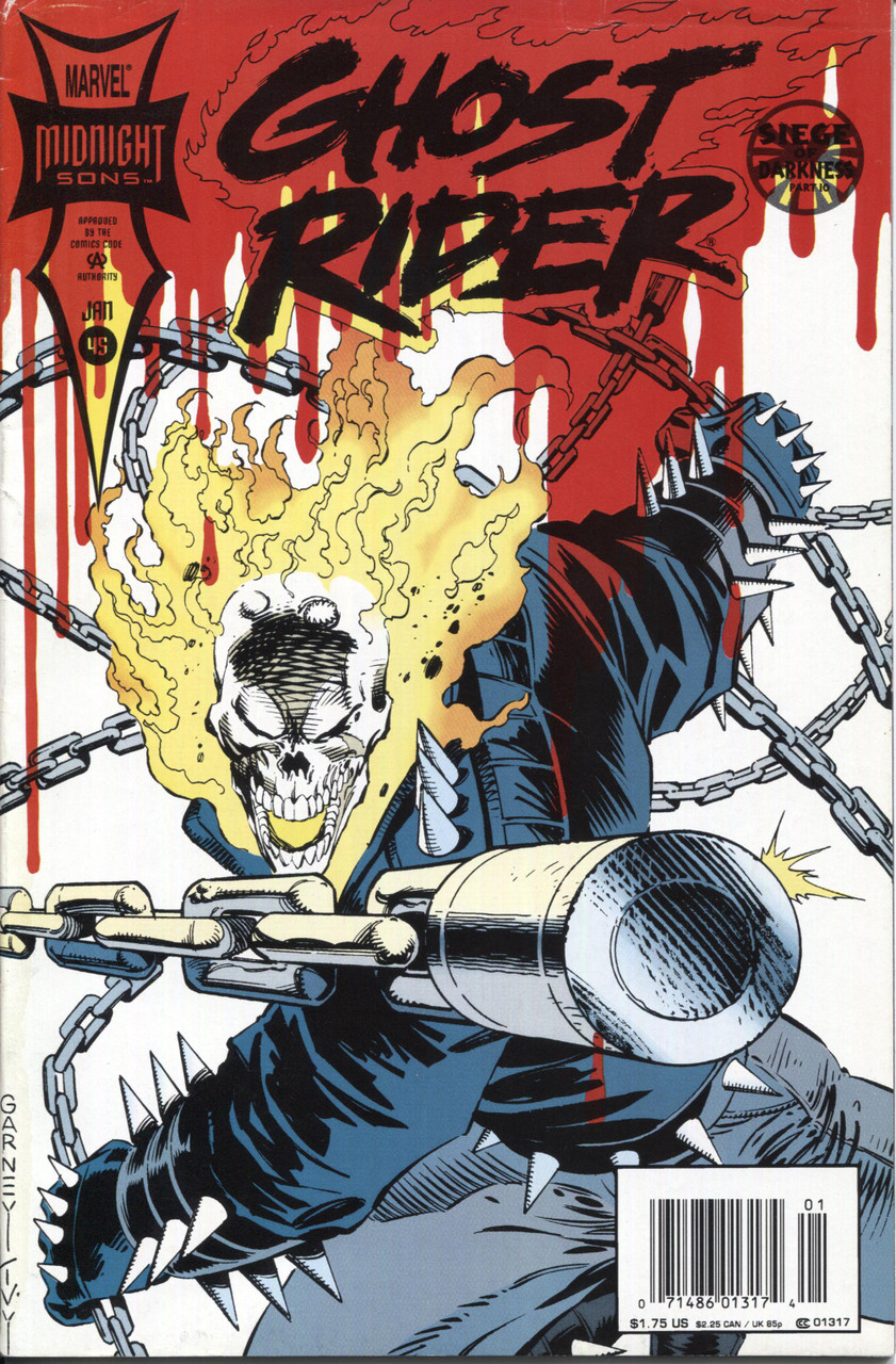 Ghost Rider (1990 Series) #45 Newsstand FN 6.0