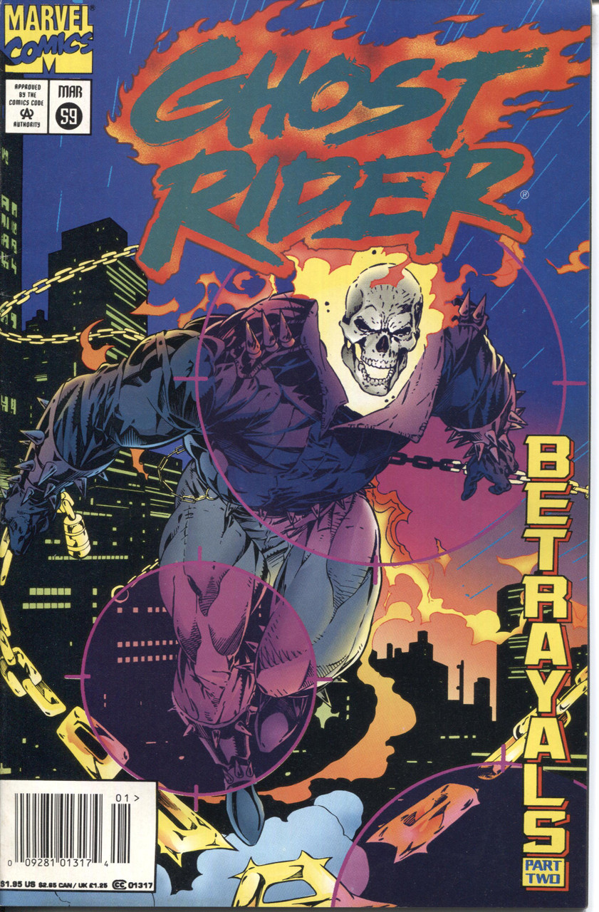 Ghost Rider (1990 Series) #59 Newsstand FN 6.0
