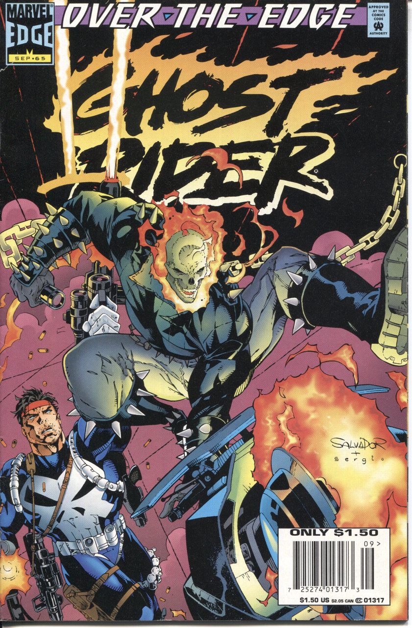 Ghost Rider (1990 Series) #65 Newsstand NM- 9.2