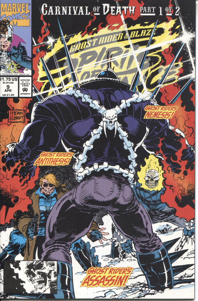 Ghost Rider & Blaze (1992 Series) #9 NM- 9.2