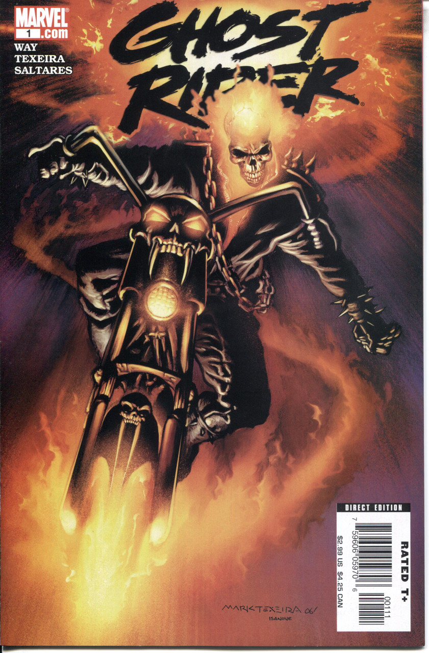 Ghost Rider (2006 Series) #1 A NM- 9.2