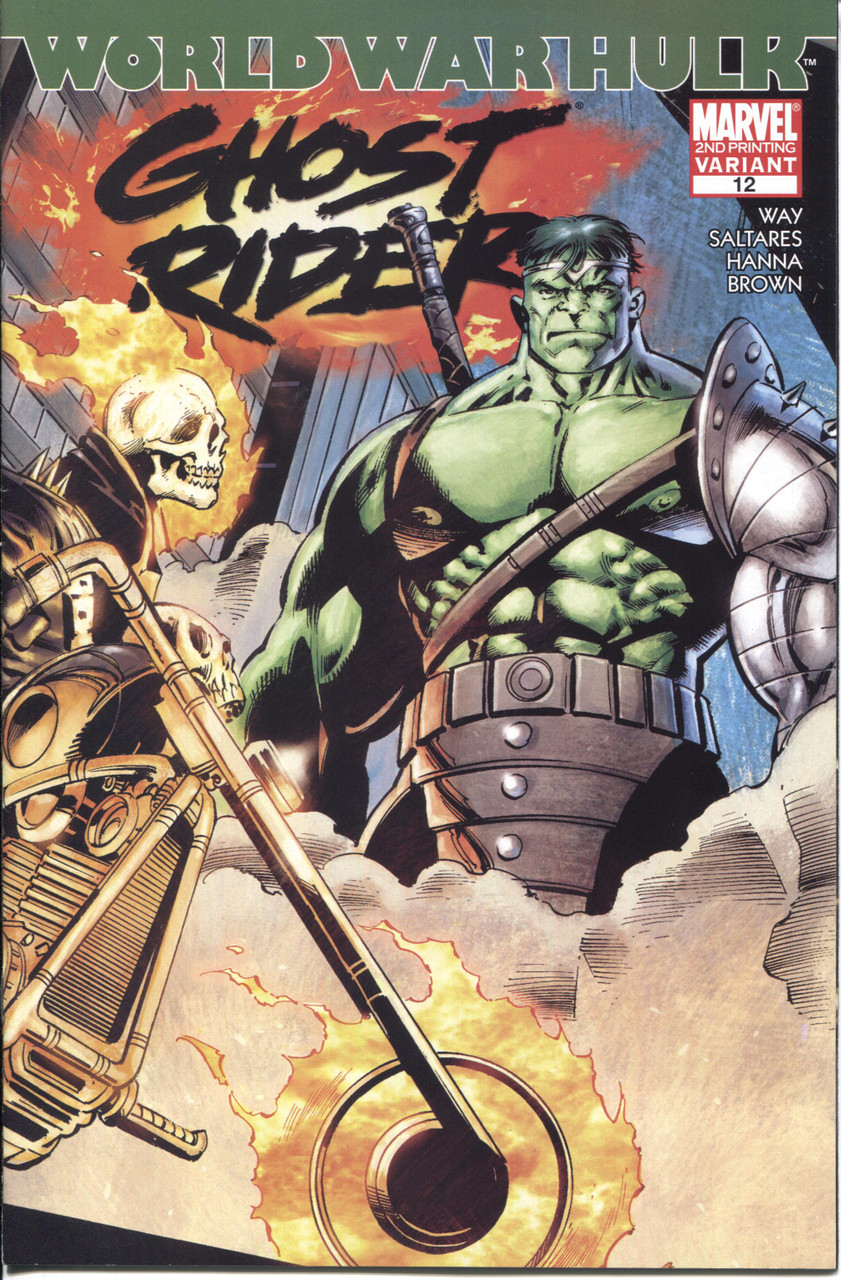 Ghost Rider (2006 Series) #12 B NM- 9.2