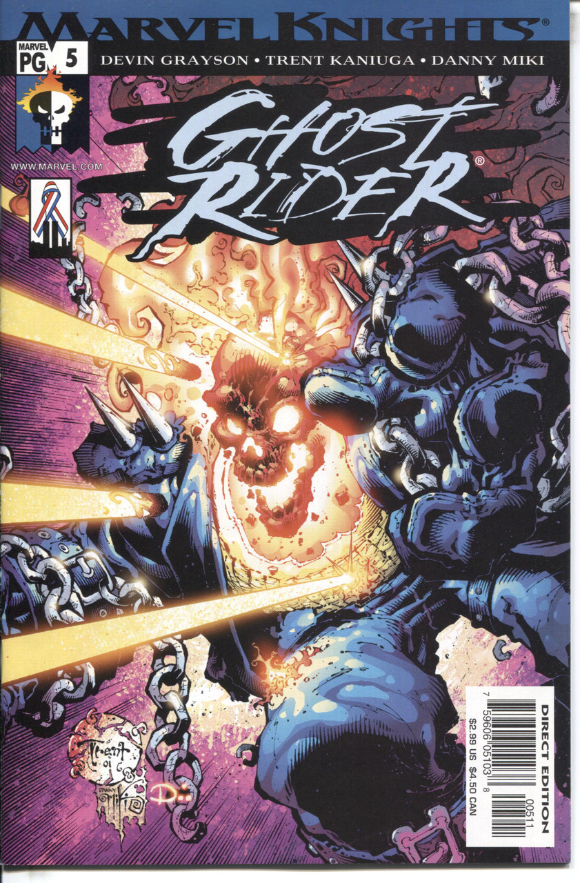 Ghost Rider (2001 Series) #5 NM- 9.2