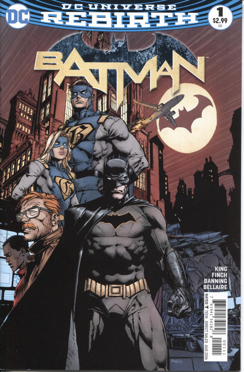Batman (2016 Series) #1 A Rebirth NM- 9.2