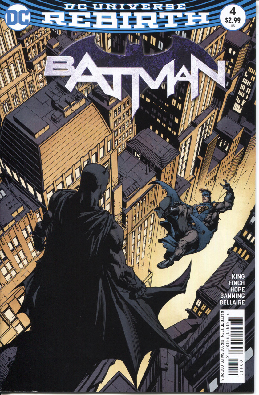 Batman (2016 Series) #4 A NM- 9.2