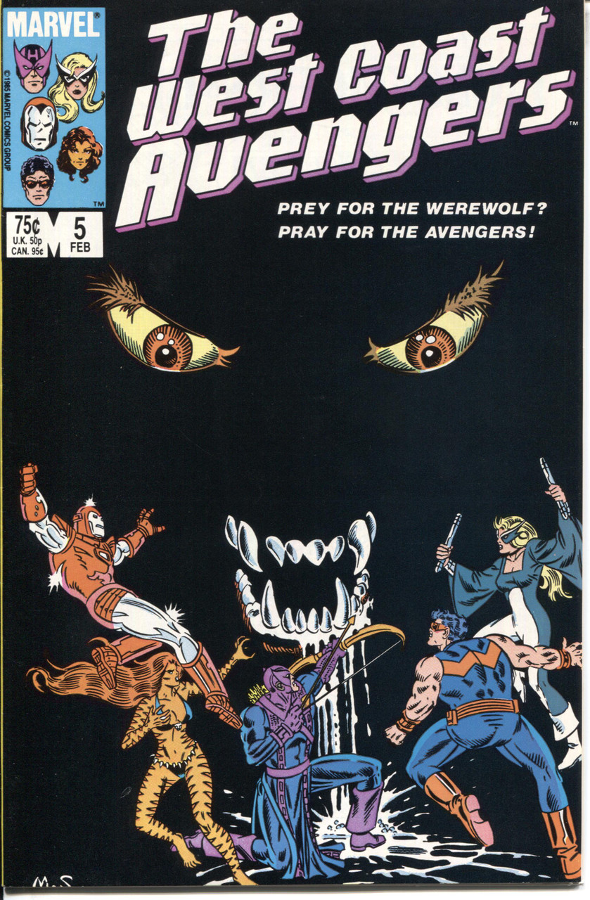 West Coast Avengers (1985 Series) #5 NM- 9.2
