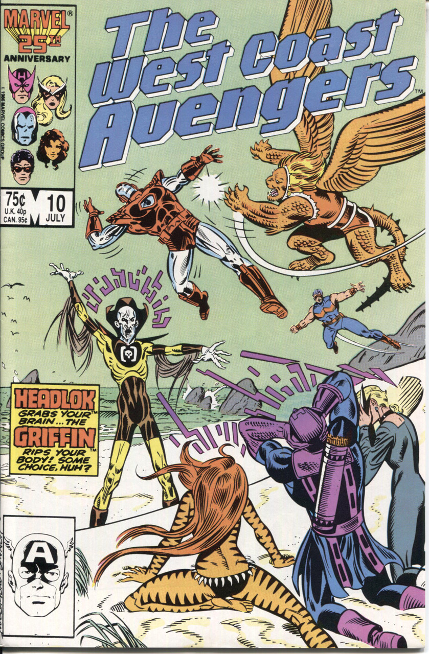 West Coast Avengers (1985 Series) #10 NM- 9.2