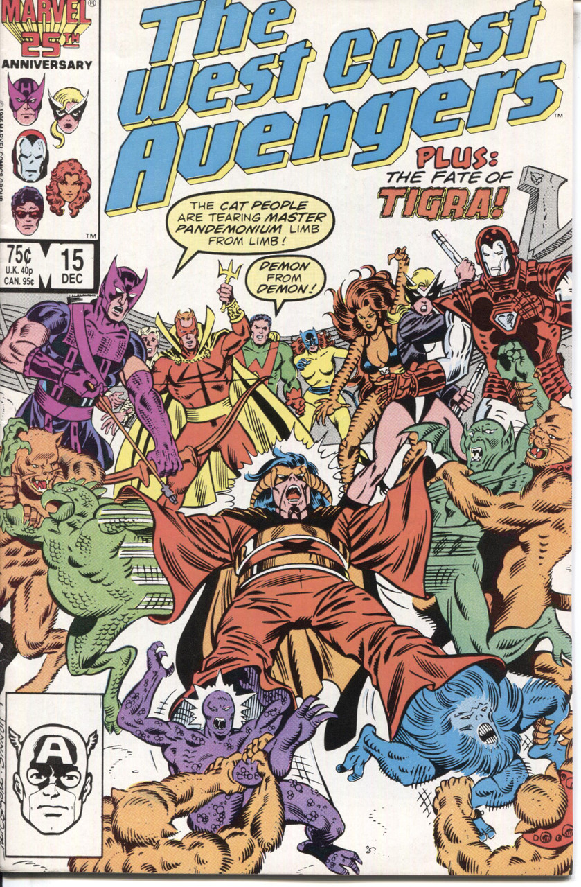 West Coast Avengers (1985 Series) #15 NM- 9.2