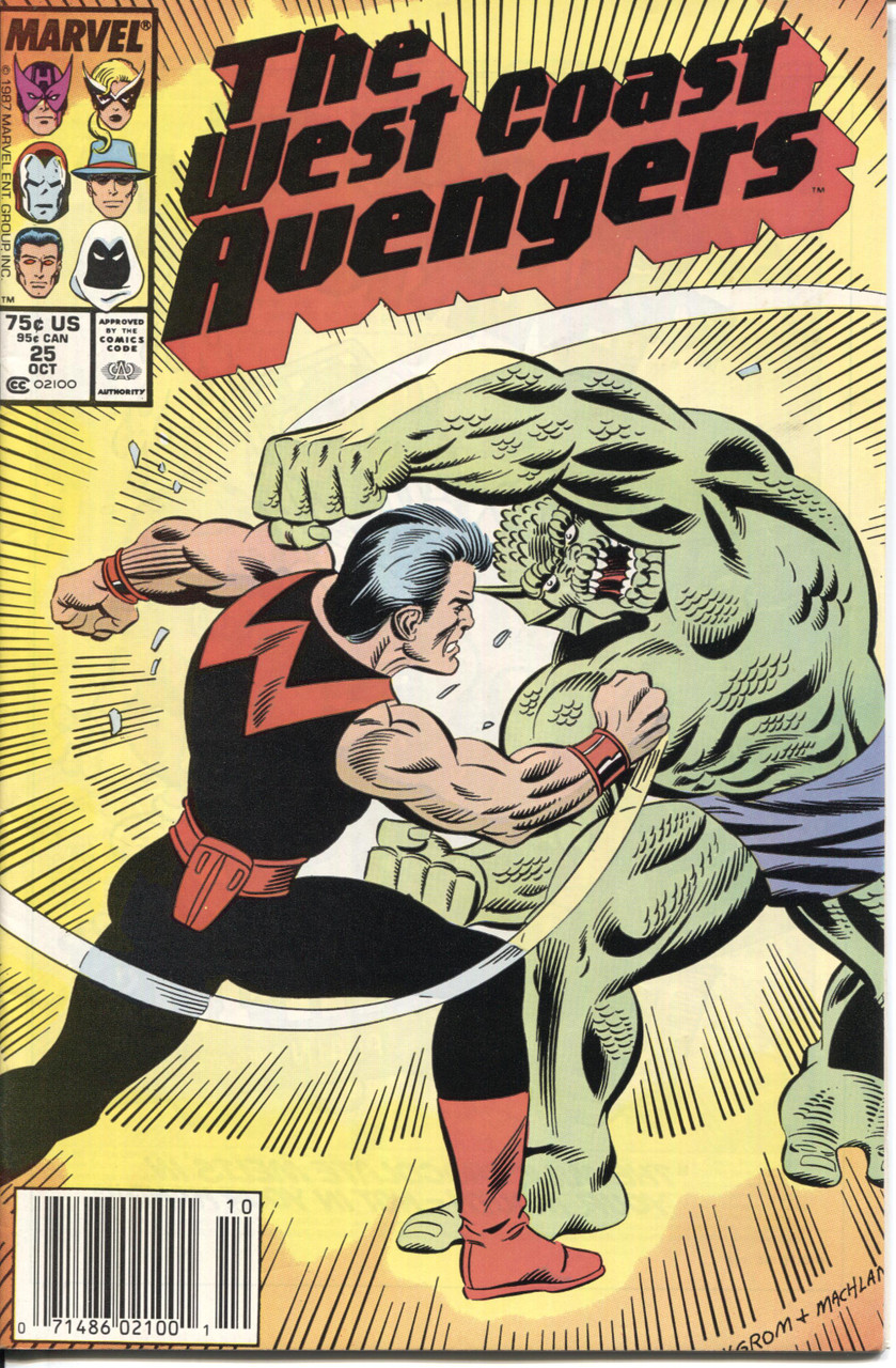 West Coast Avengers (1985 Series) #25 Newsstand NM- 9.2