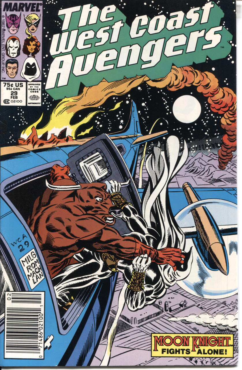 West Coast Avengers (1985 Series) #29 Newsstand NM- 9.2