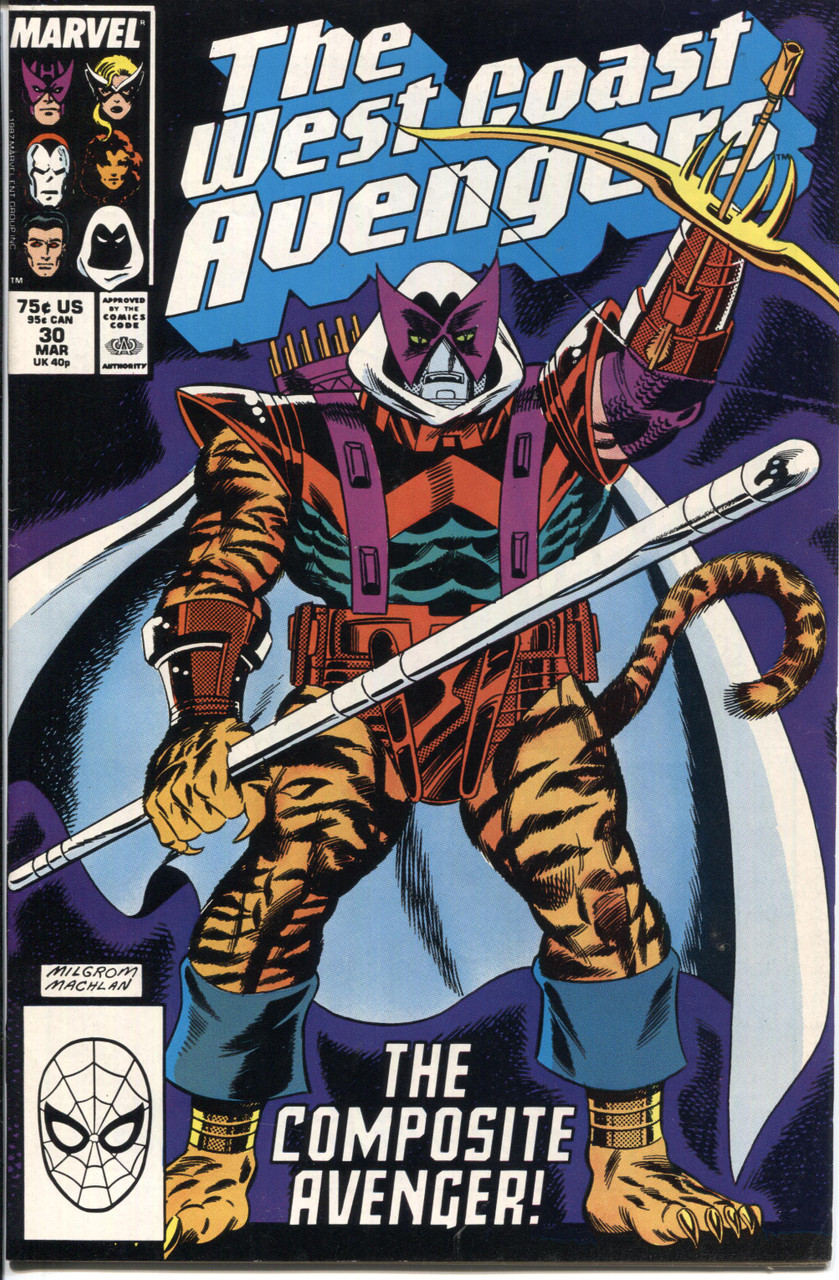 West Coast Avengers (1985 Series) #30 NM- 9.2