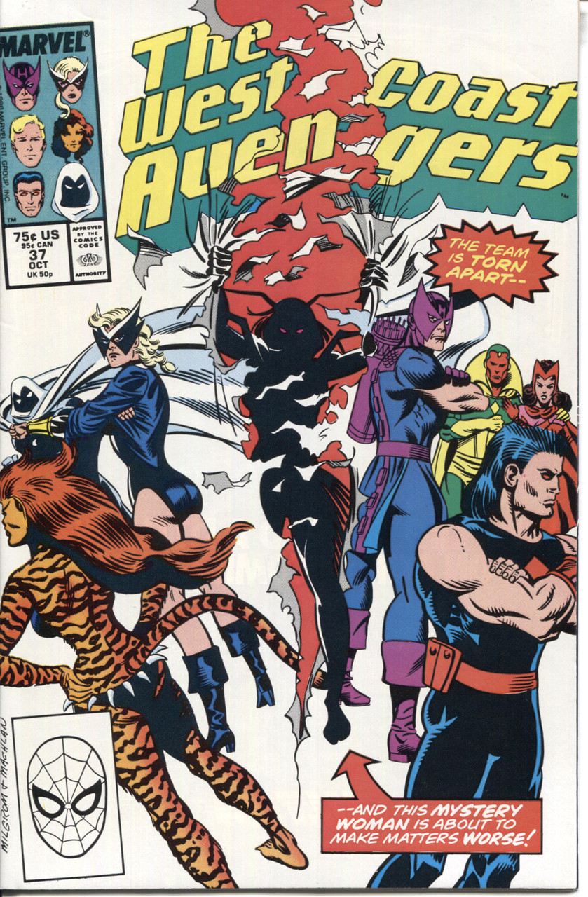 West Coast Avengers (1985 Series) #37 NM- 9.2