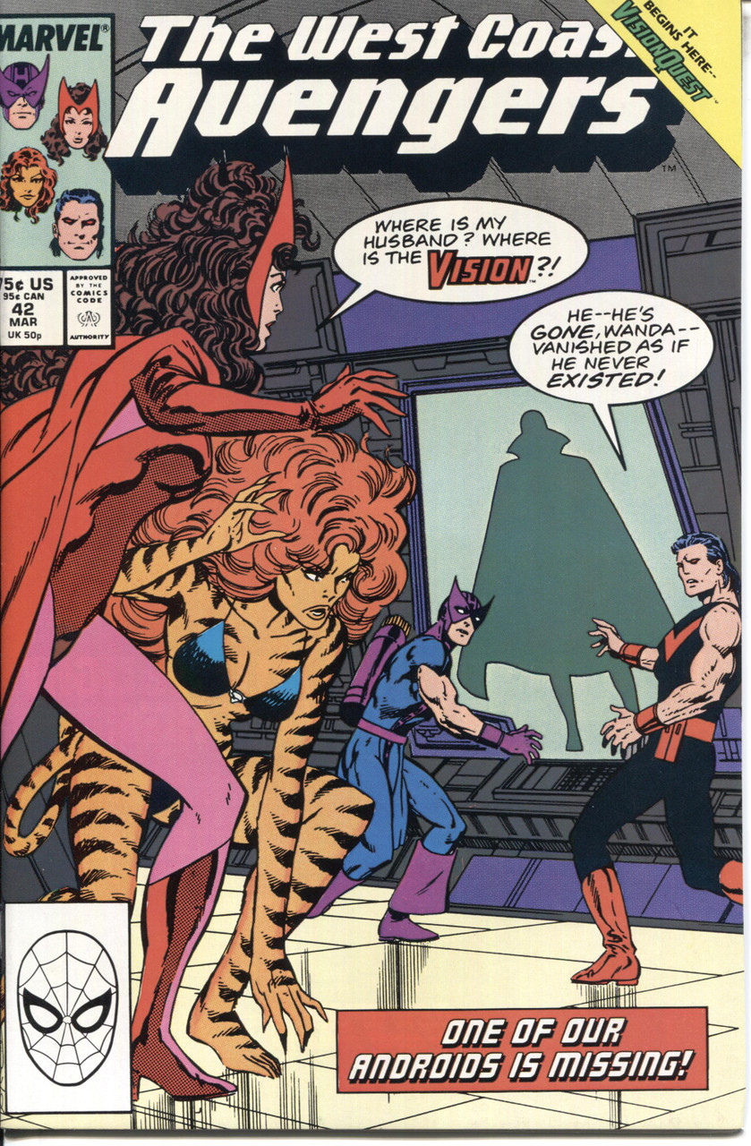 West Coast Avengers (1985 Series) #42 NM- 9.2