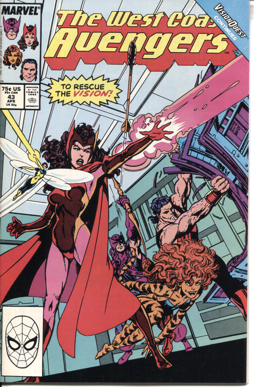 West Coast Avengers (1985 Series) #43 NM- 9.2