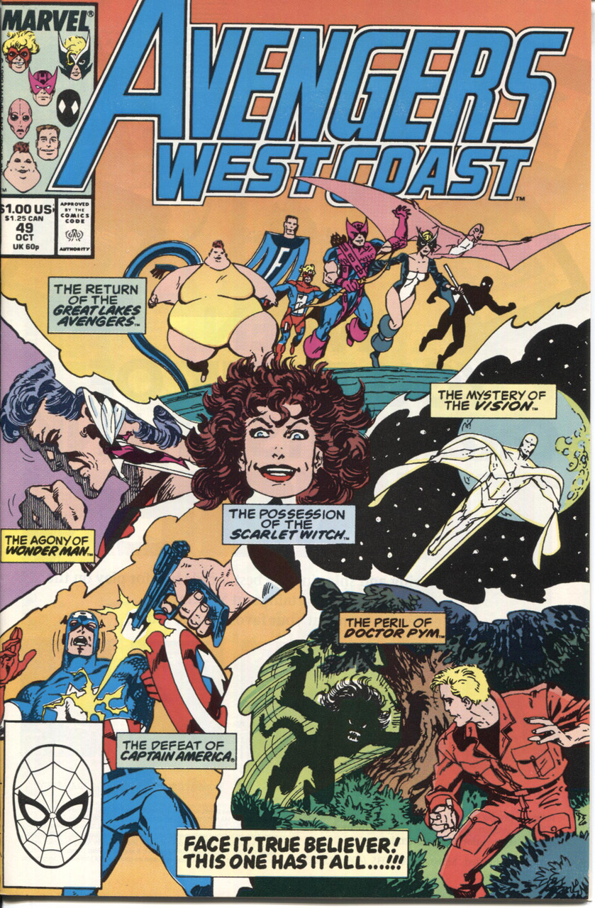 West Coast Avengers (1985 Series) #49 NM- 9.2