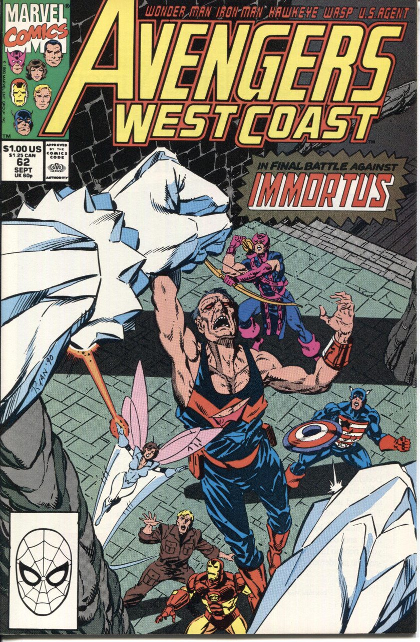 West Coast Avengers (1985 Series) #62 NM- 9.2
