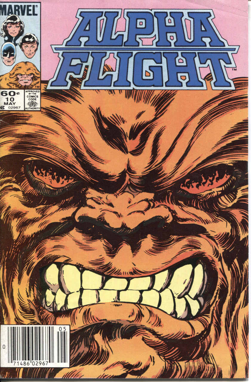 Alpha Flight (1983 Series) #10 Newsstand VF- 7.5