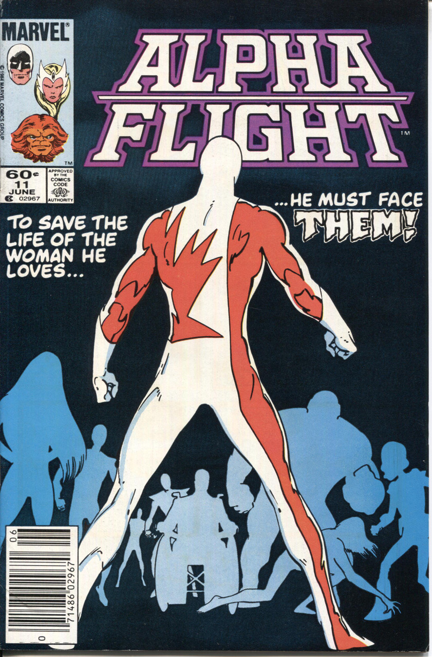 Alpha Flight (1983 Series) #11 Newsstand NM- 9.2