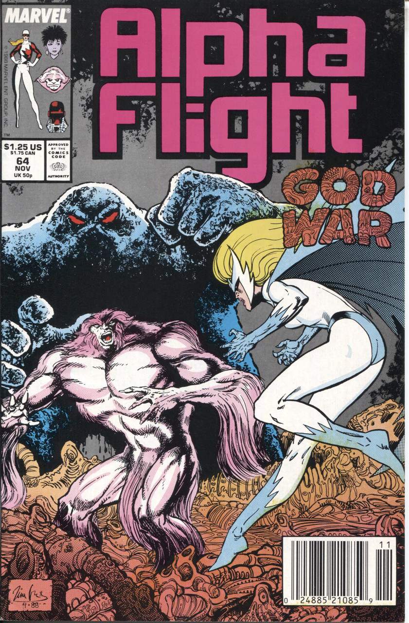 Alpha Flight (1983 Series) #64 Newsstand NM- 9.2