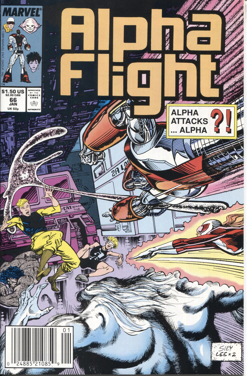 Alpha Flight (1983 Series) #66 Newsstand NM- 9.2