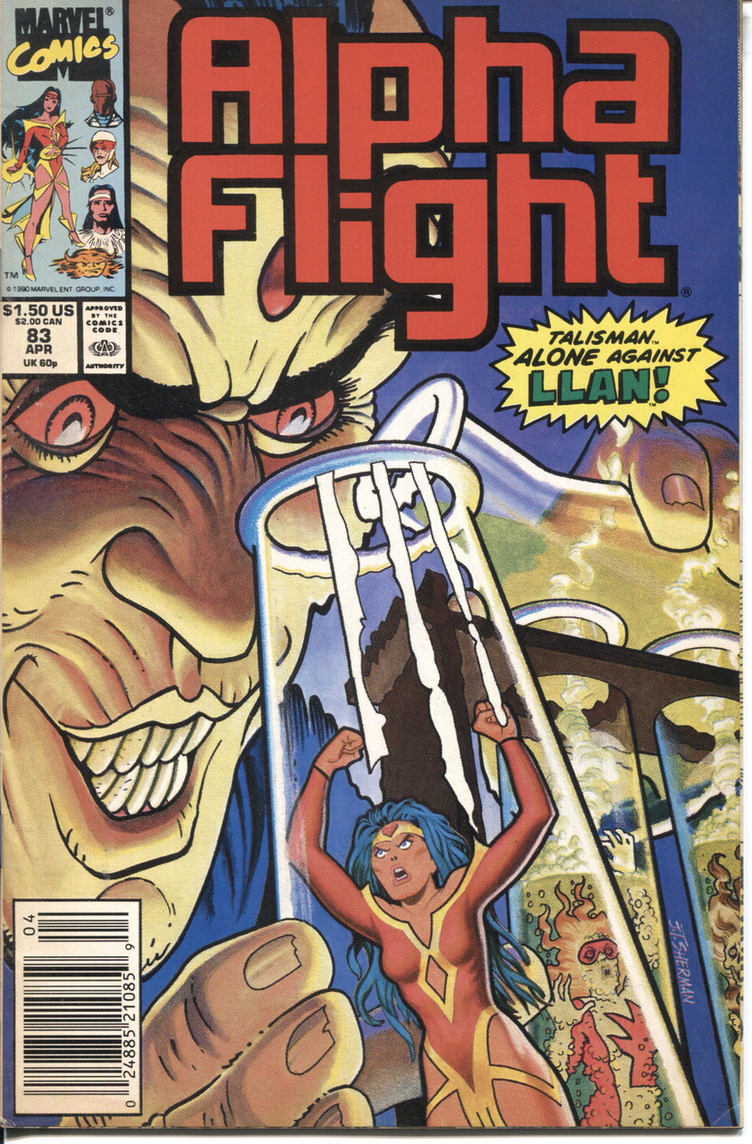 Alpha Flight (1983 Series) #83 Newsstand VF 8.0