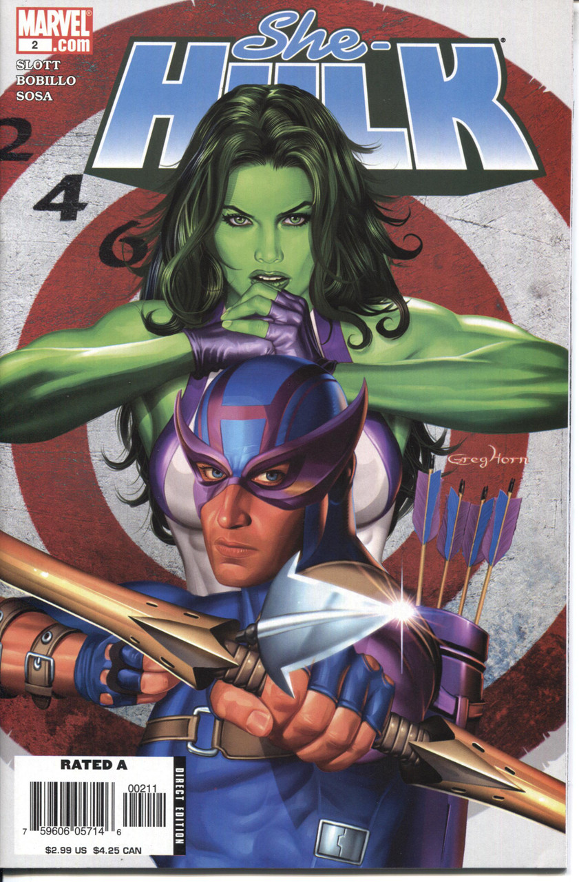 She-Hulk (2005 Series) #2 NM- 9.2