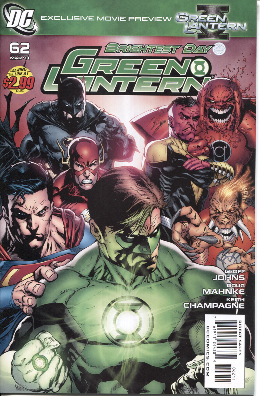 Green Lantern (2005 Series) #62 A NM- 9.2