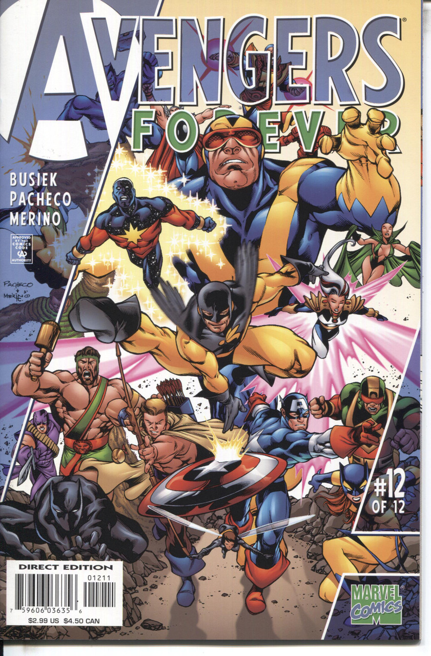 Avengers Forever (1998 Series) #12 NM- 9.2